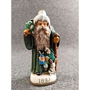 Christmas Reproductions Inc. Memories of Santa 1897 Figure Ornament Vintage  Box